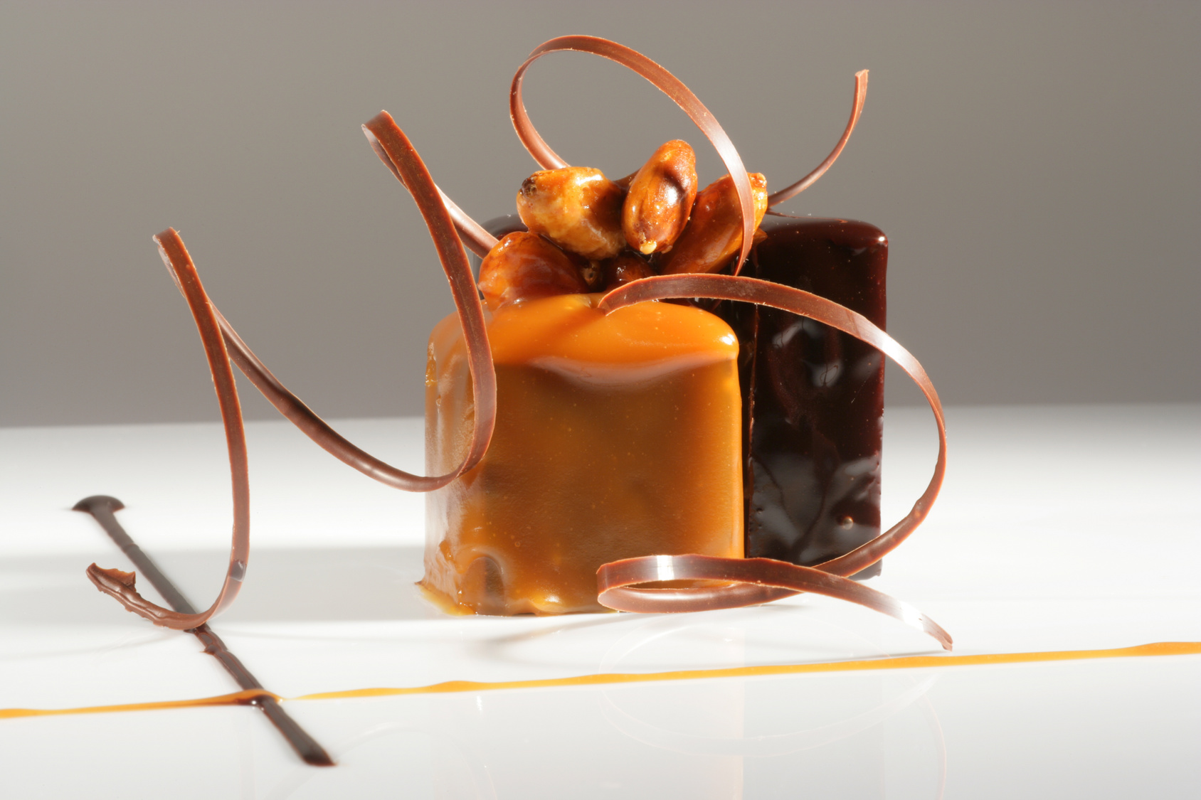 Carré au Chocolat et Caramel